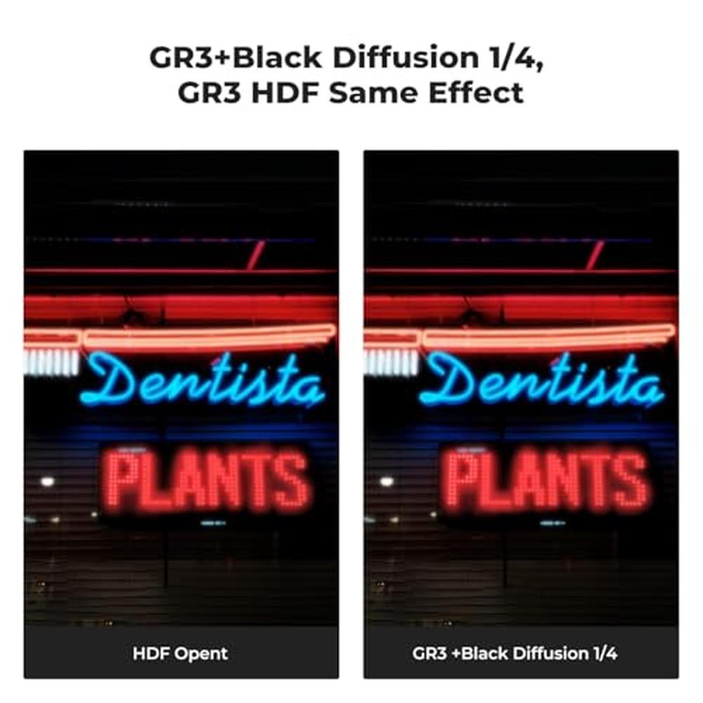 HDF IIIX: Ricoh GR IIIX Black Diffusion 1/4 Filter Kit – In Use