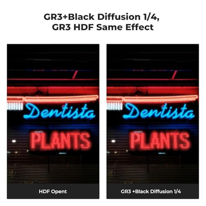 HDF IIIX: Ricoh GR IIIX Black Diffusion 1/4 Filter Kit – In Use