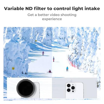Clip Magnetic: K&F CONCEPT Clip On 67mm Variable ND2-32 – In Use