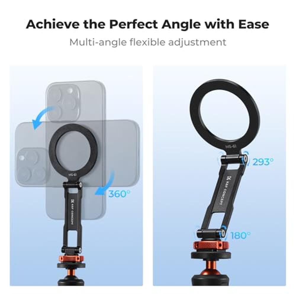 Phone Mount: K&F CONCEPT Magnetic Metal Phone Mount with – Close-up Detail