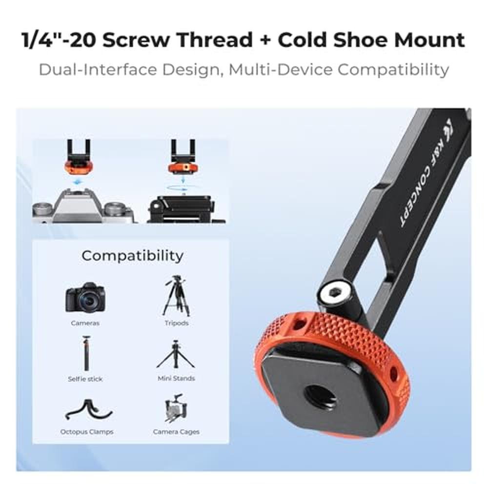 Phone Mount: K&F CONCEPT Magnetic Metal Phone Mount with – In Use
