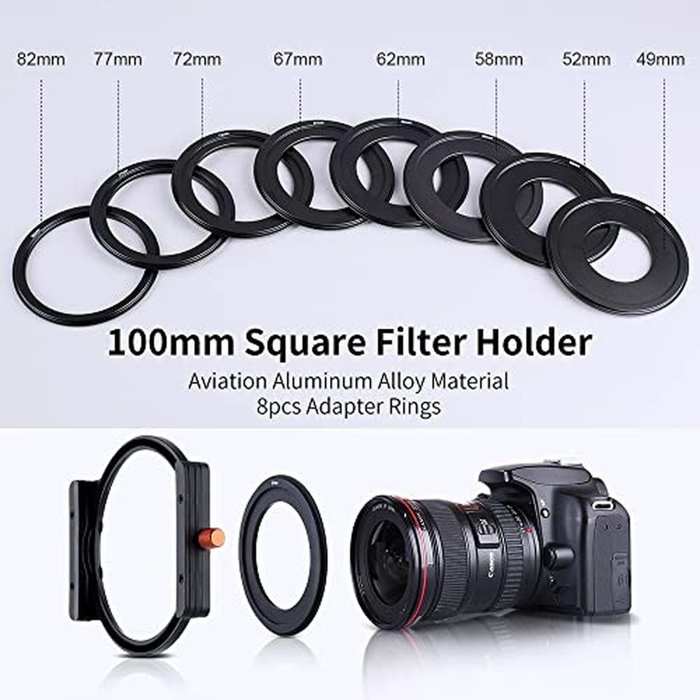 Filter Concept: K&F CONCEPT Metal Filter Holder 8 Filter – Side View