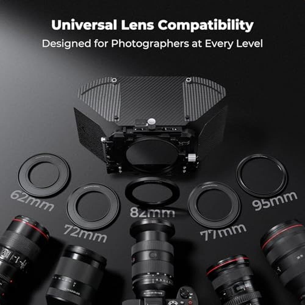 K&F CONCEPT Mini Matte Box: DSLR Camera Matte Box with – Close-up Detail