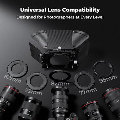 K&F CONCEPT Mini Matte Box: DSLR Camera Matte Box with – Close-up Detail