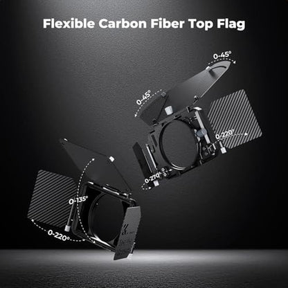 K&F CONCEPT Mini Matte Box: DSLR Camera Matte Box with – In Use