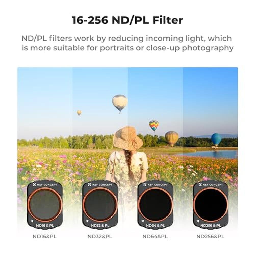 K&F CONCEPT UV/CPL/ND Filter Set Compatible with Osmo – In Use