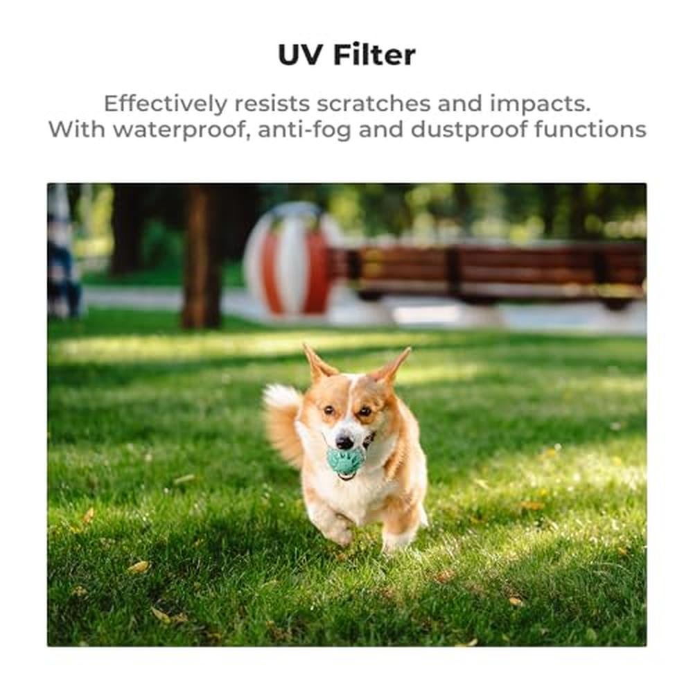 K&F CONCEPT UV/CPL/ND Filter Set Compatible with Osmo – Packaging