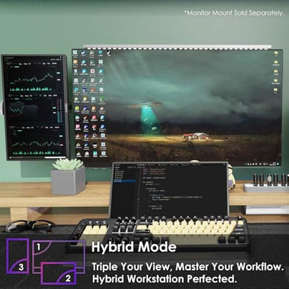 Kado Dual Portable Monitor Setup – In Use