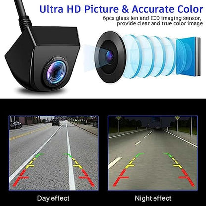 Camera View: Kairiyard Backup Camera 170 Degree Wide View – Close-up Detail