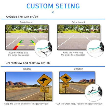 Camera View: Kairiyard Backup Camera 170 Degree Wide View – In Use