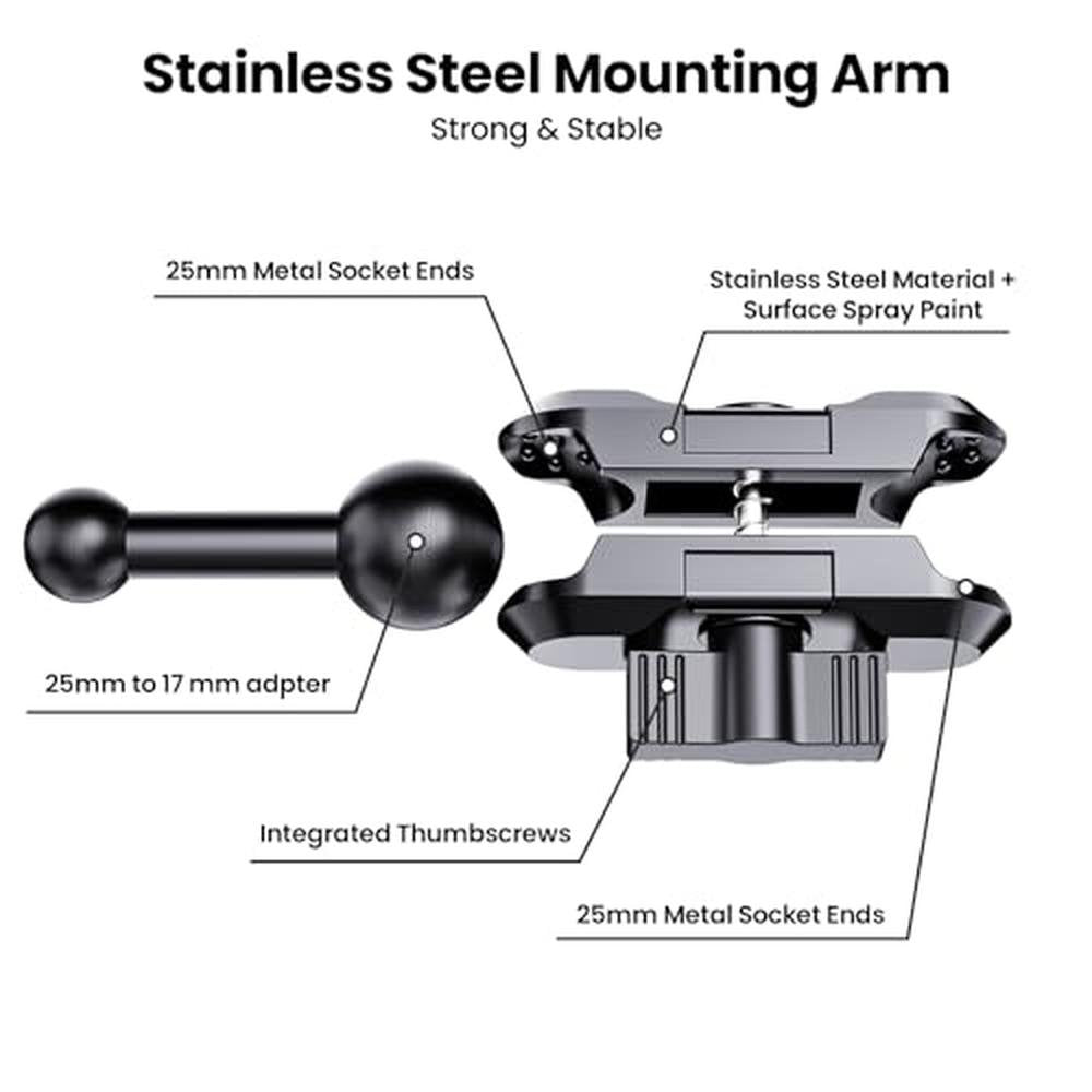 Phone Metal Mount: Kaishengyuan Ram Truck Dash Mount – Close-up Detail