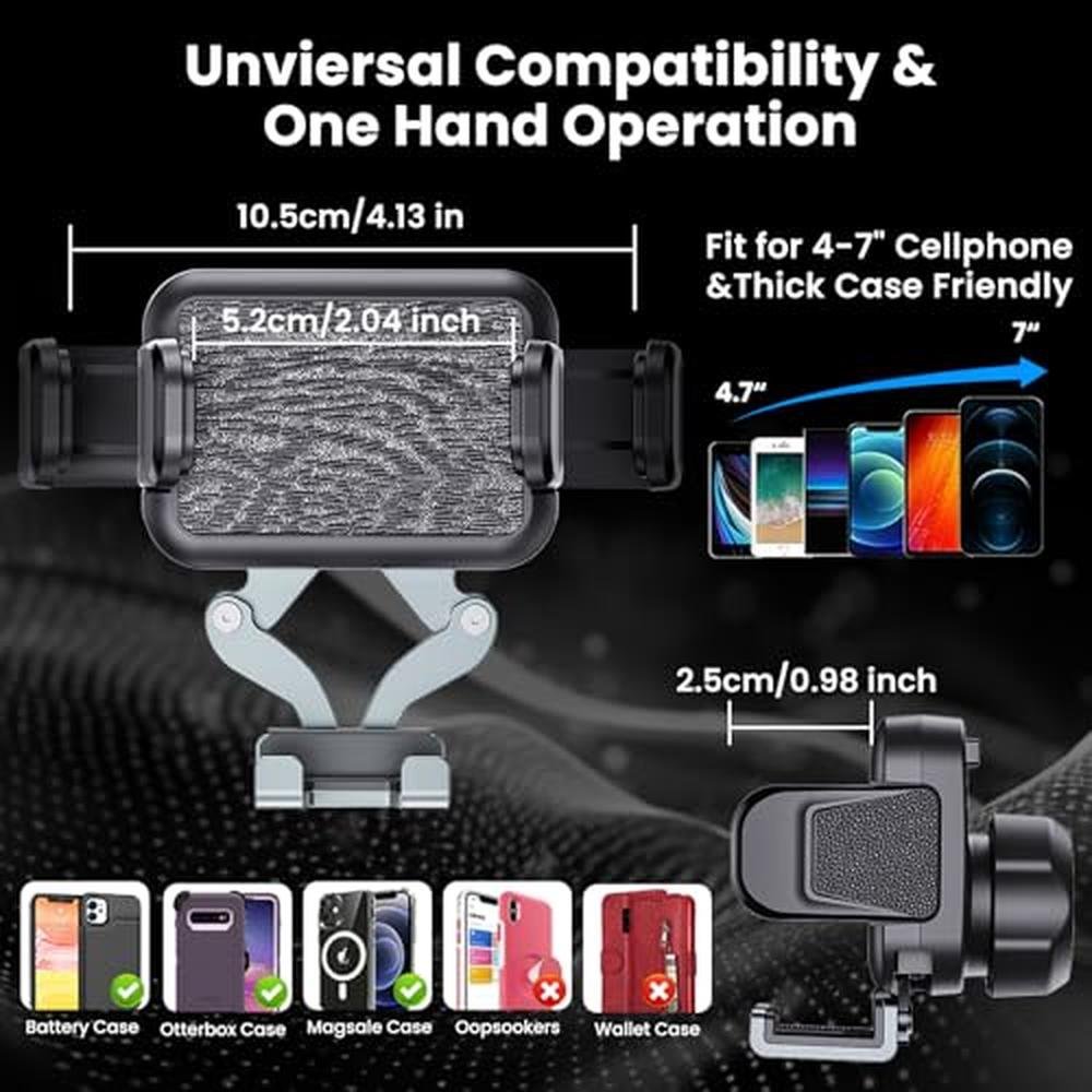Phone Metal Mount: Kaishengyuan Ram Truck Dash Mount – In Use