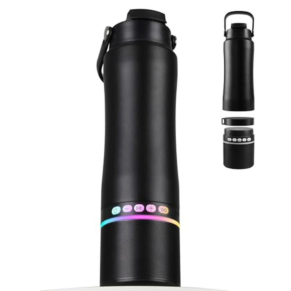 Water Speaker: KAKULO Modular Insulated Water Bottle with – Front View
