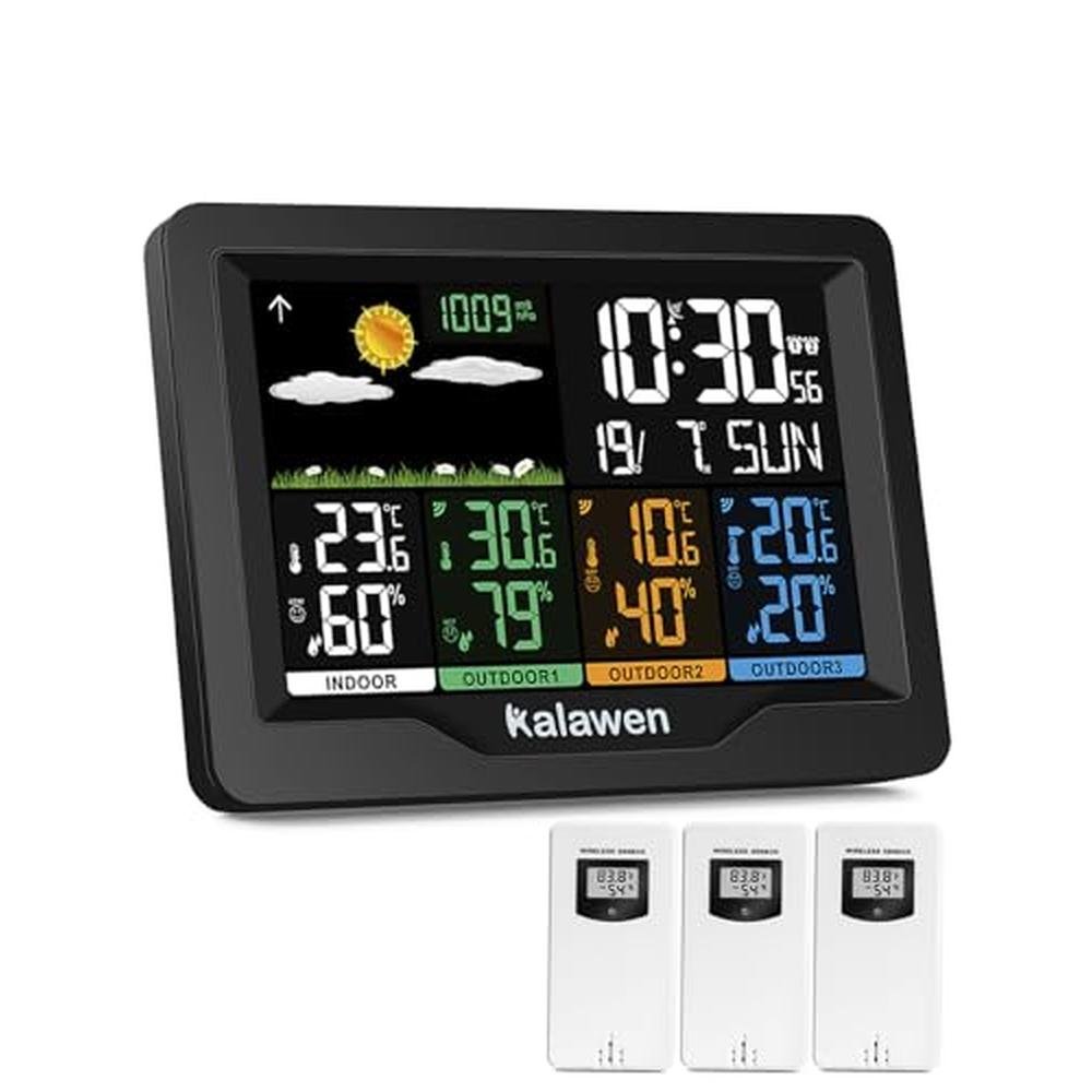 Kalawen Home Wireless Weather Station – Front View