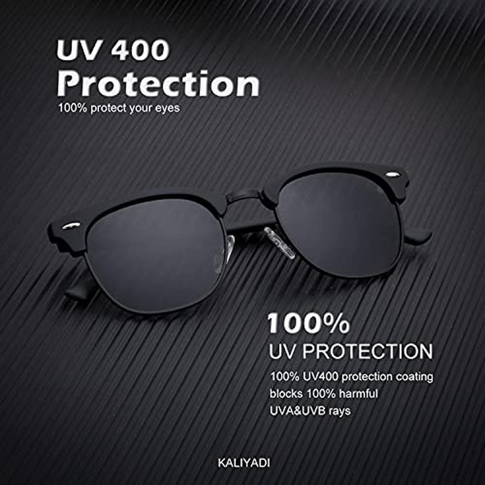 Kaliyadi Unisex: Premium Polarized Sunglasses – Side View