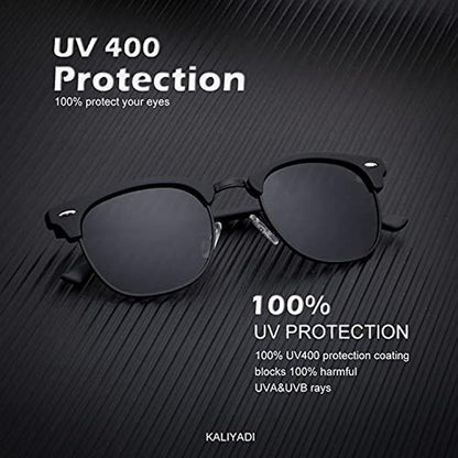 Kaliyadi Unisex: Premium Polarized Sunglasses – Side View