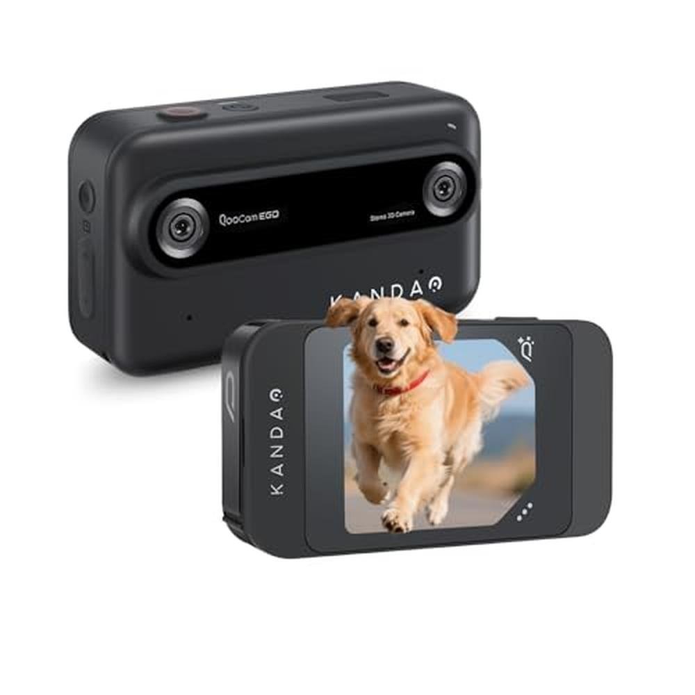 Camera Kandao: Kandao QooCam Ego Handheld 3D VR Camera – Front View