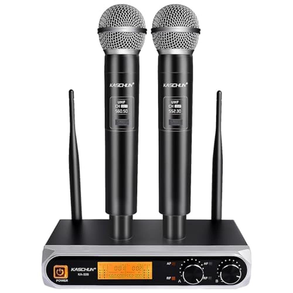 Microphone Kaschun: Kaschun KA-328 Dual UHF Handheld – Front View