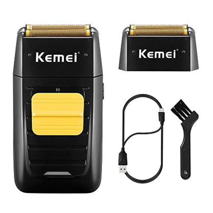 Shaver Electric: KEMEI KM-1102 Double Electric Shaver for – Front View