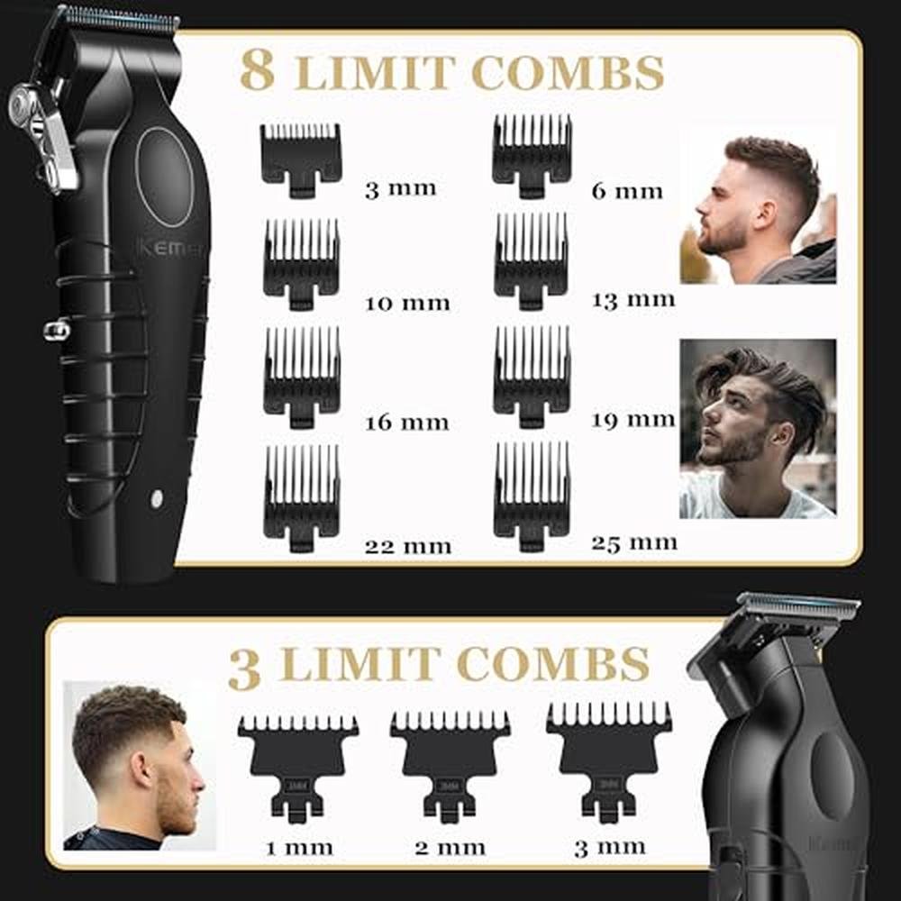 KEMEI Professional Hair Clipper and Trimmers Set – Packaging