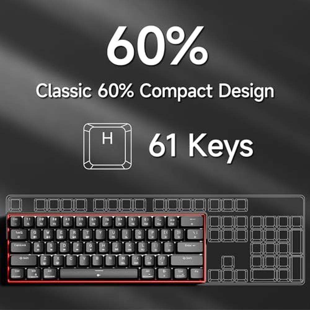 Keyboard Kemove: KEMOVE K61SE Gaming Mechanical Keyboard – Side View