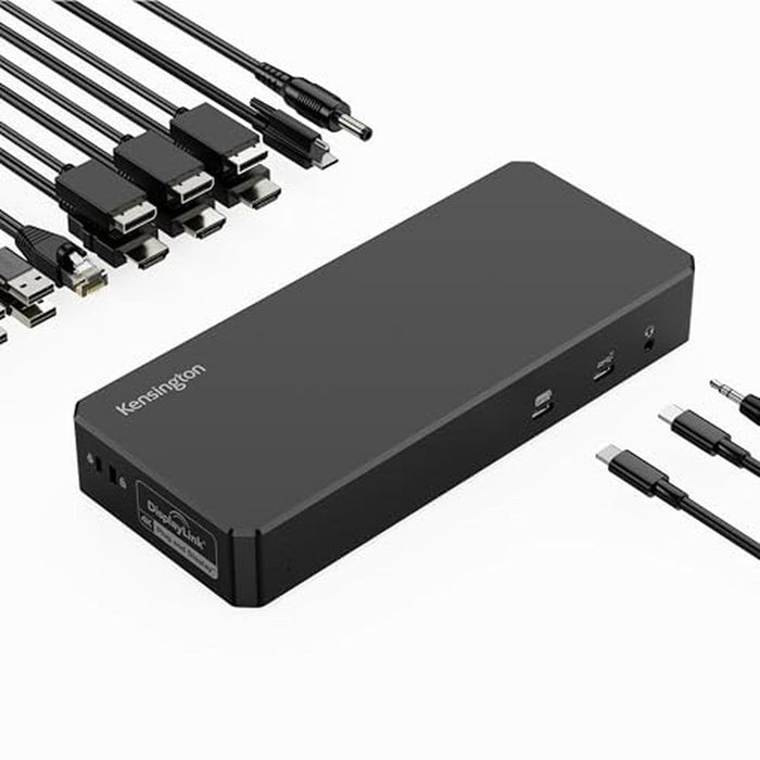 Kensington DisplayLink 4K Docking Station – Front View