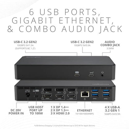 Kensington SD4790P: Premium USB-C Quad 4K DisplayLink – Packaging