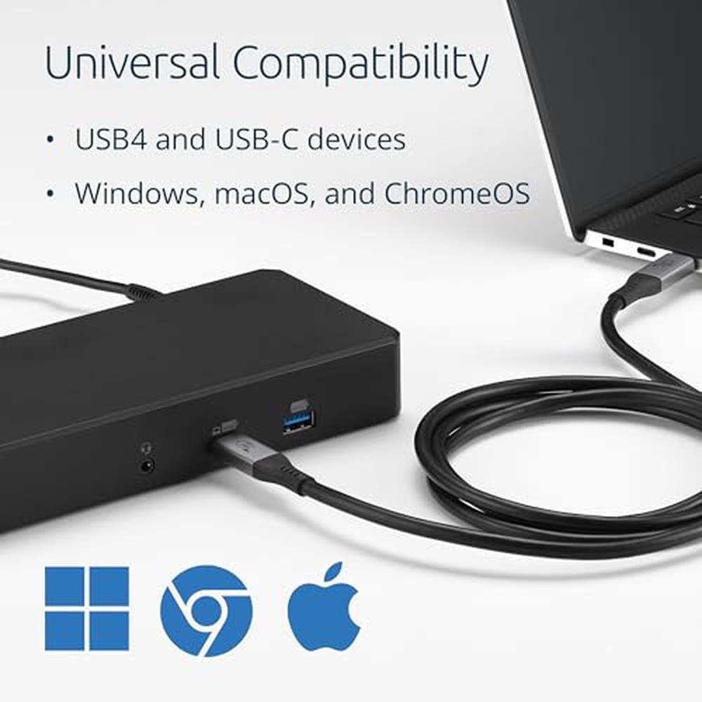 Kensington USB4 Cable 1.5m: Kensington K32301WW 80Gbps – Close-up Detail