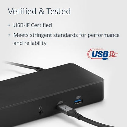 Kensington USB4 Cable 1.5m: Kensington K32301WW 80Gbps – In Use