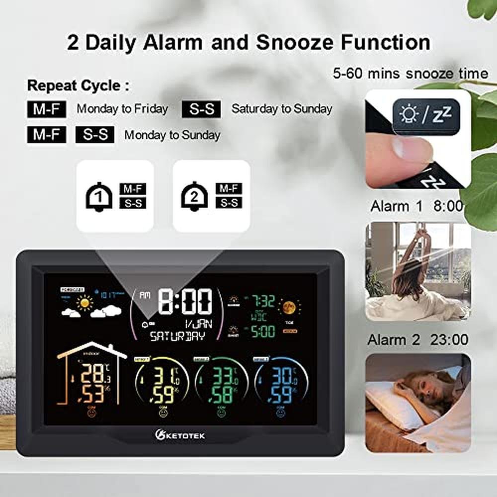 Weather Outdoor: KETOTEK Wireless Radio Weather Station – In Use