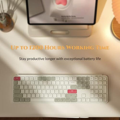 Keychron B6 Pro Ultra Thin Wireless Keyboard – Side View