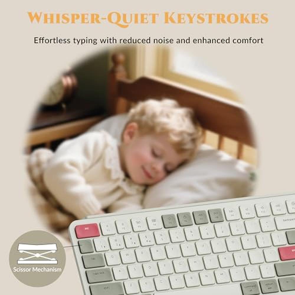 Keychron B6 Pro Ultra Thin Wireless Keyboard – In Use