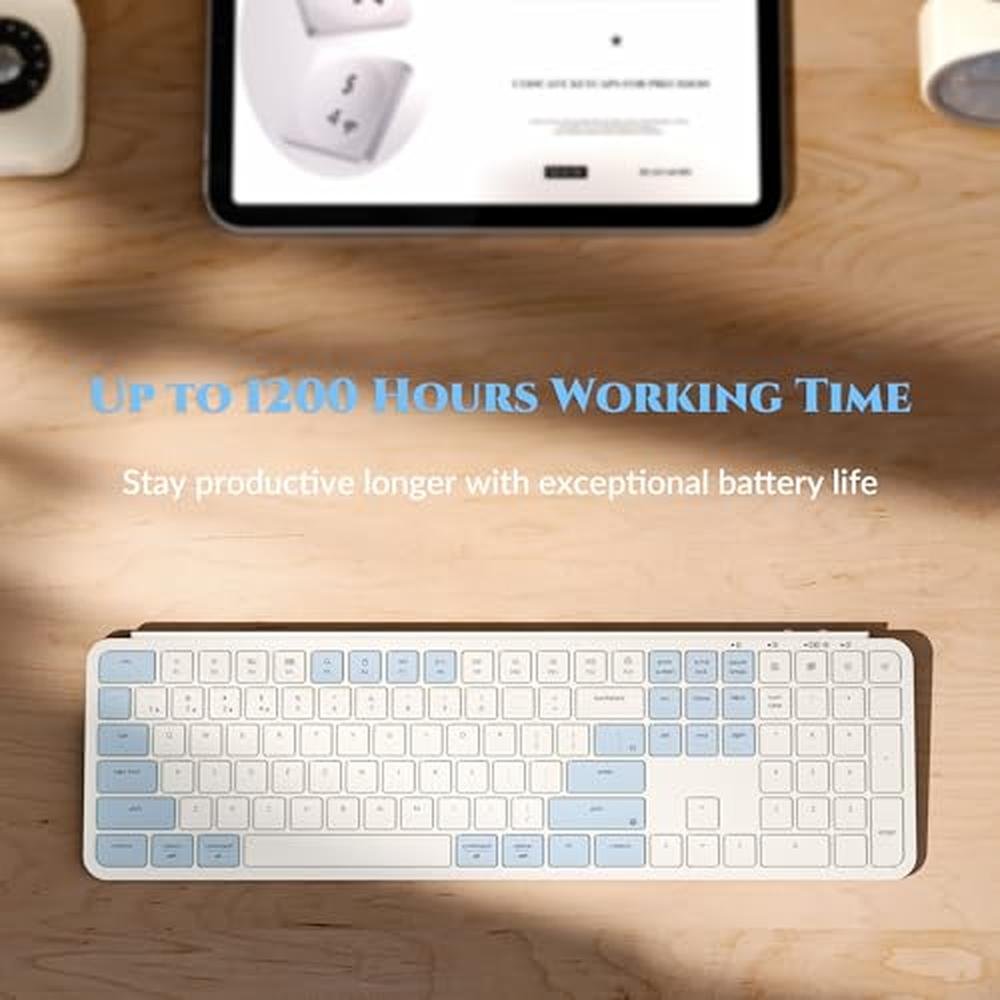 Keychron Thin Keyboard: Keychron B6 Pro Ultra Thin Wireless – Side View