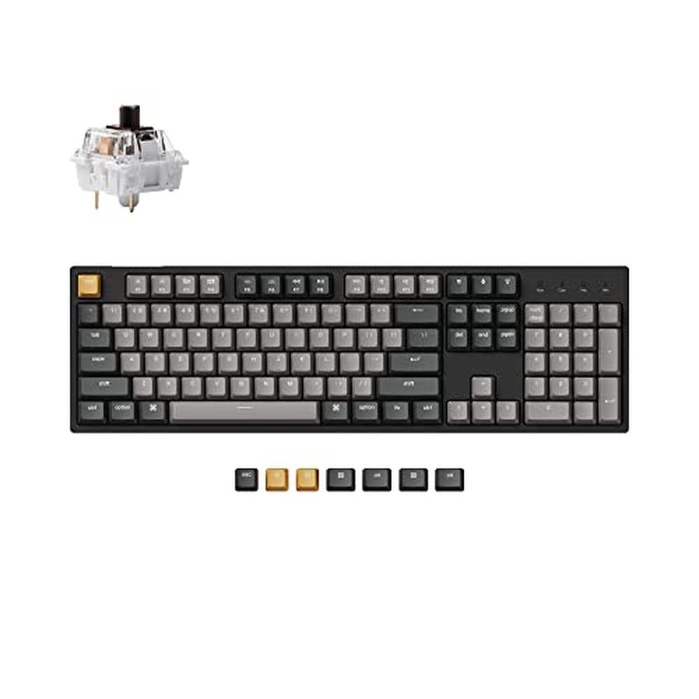 Keychron C2 Pro Wired Mechanical Keyboard – Front View