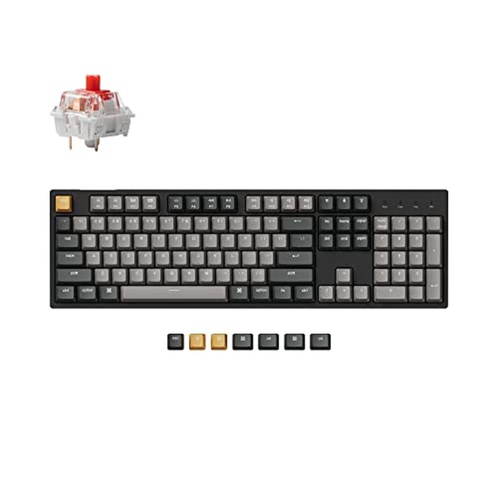 Keychron C2 Pro Wired Mechanical Keyboard – Front View