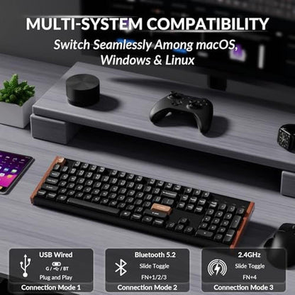 Keychron K10 HE Hall Effect Keyboard – Side View
