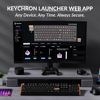 Keychron K10 HE Hall Effect Keyboard – Close-up Detail