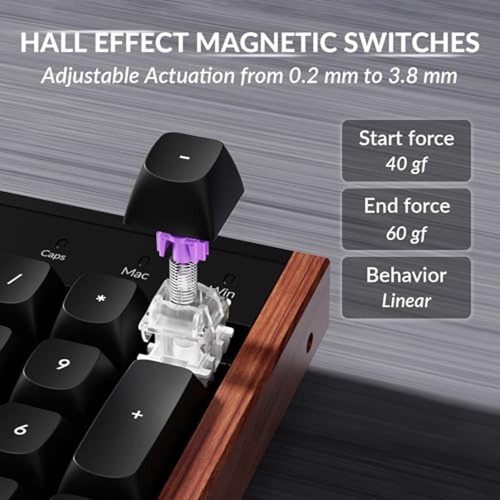 Keychron K10 HE Hall Effect Keyboard – In Use