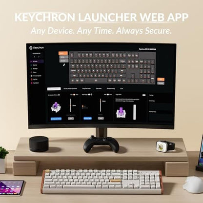 Keychron K10 HE Hall Effect Keyboard – Side View