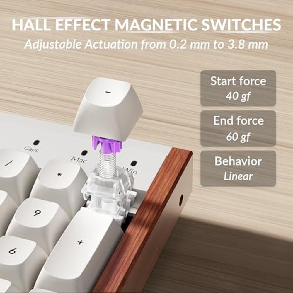 Keychron K10 HE Hall Effect Keyboard – In Use