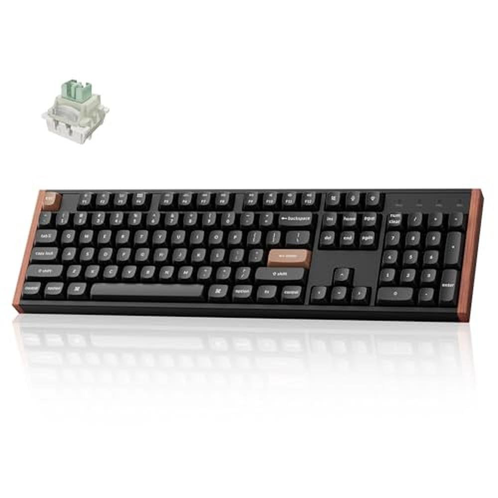 Keyboard Keychron K10 HE: Ultra-Fast Lime Magnetic Switch – Front View