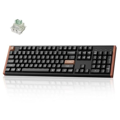 Keyboard Keychron K10 HE: Ultra-Fast Lime Magnetic Switch – Front View