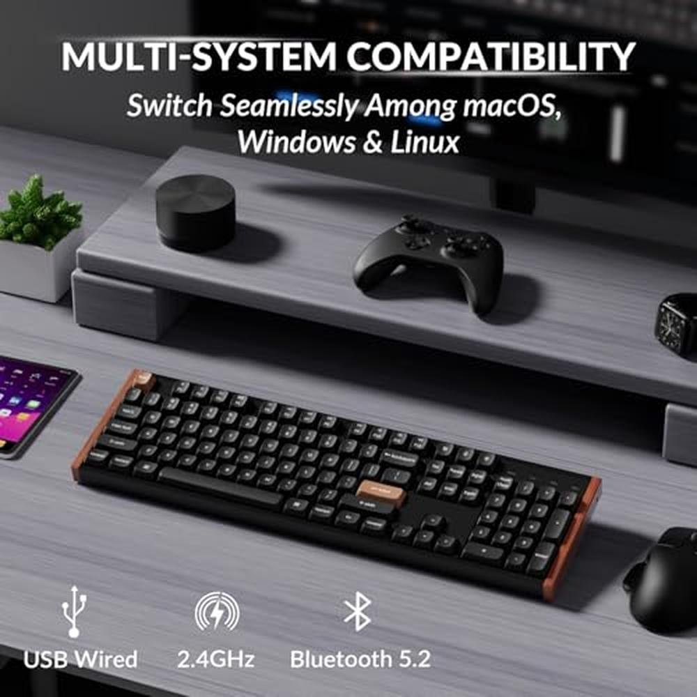 Keyboard Keychron K10 HE: Ultra-Fast Lime Magnetic Switch – Close-up Detail