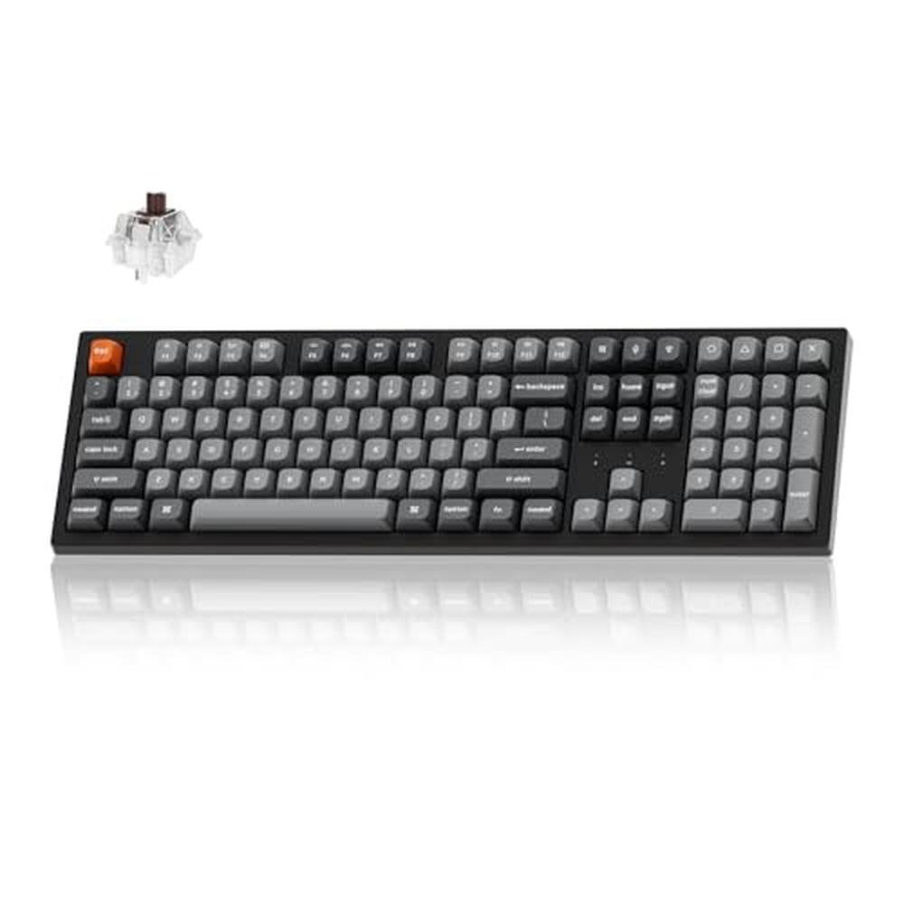 Keychron K10 Max Wireless Custom Mechanical Keyboard – Front View