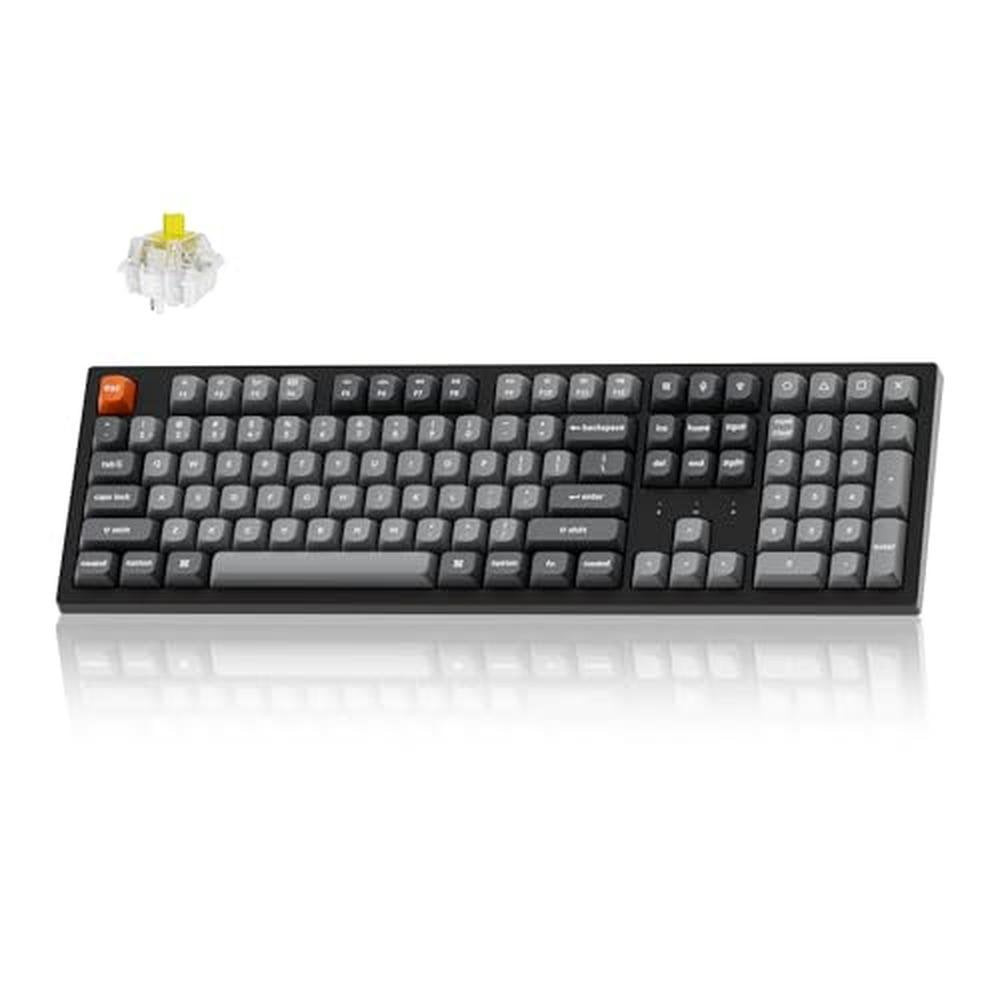 Keychron K10 Max Wireless Custom Mechanical Keyboard – Front View
