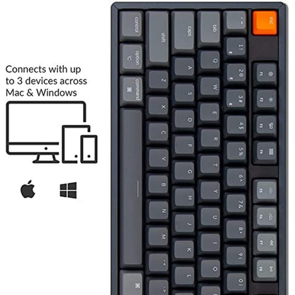 Keychron Keyboard: Keychron K10 RGB Full-Size Hot-Swappable – In Use