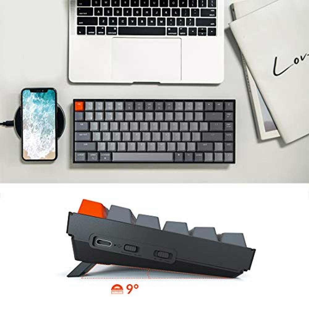Keyboard Key: Keychron K2 75% Layout Bluetooth Mechanical – Close-up Detail