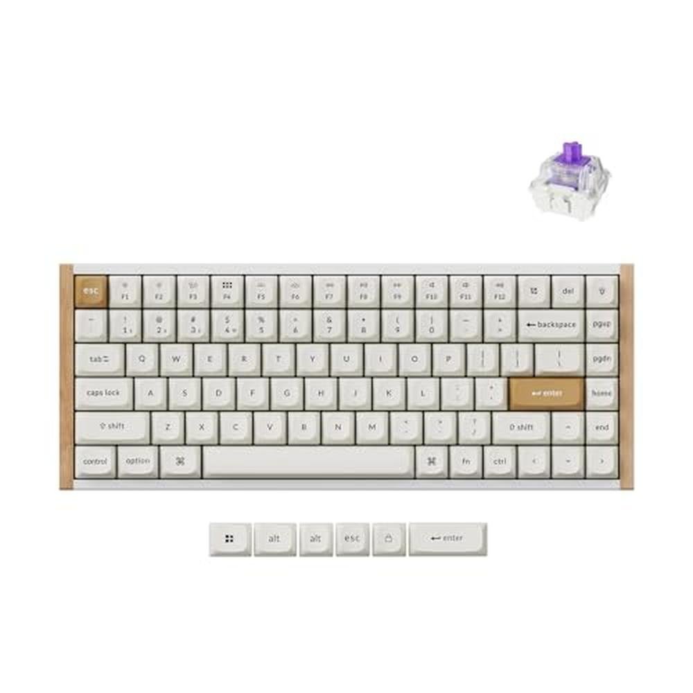 Keychron K2 HE Rapid Trigger: Wireless Custom Keyboard with – Front View