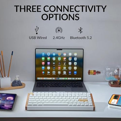 Keychron K2 HE Rapid Trigger: Wireless Custom Keyboard with – Side View