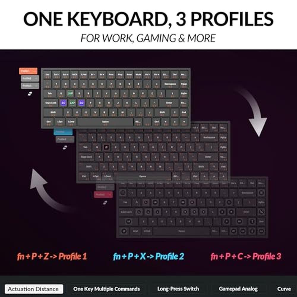 Keychron K2 HE Rapid Trigger: Wireless Custom Keyboard with – In Use